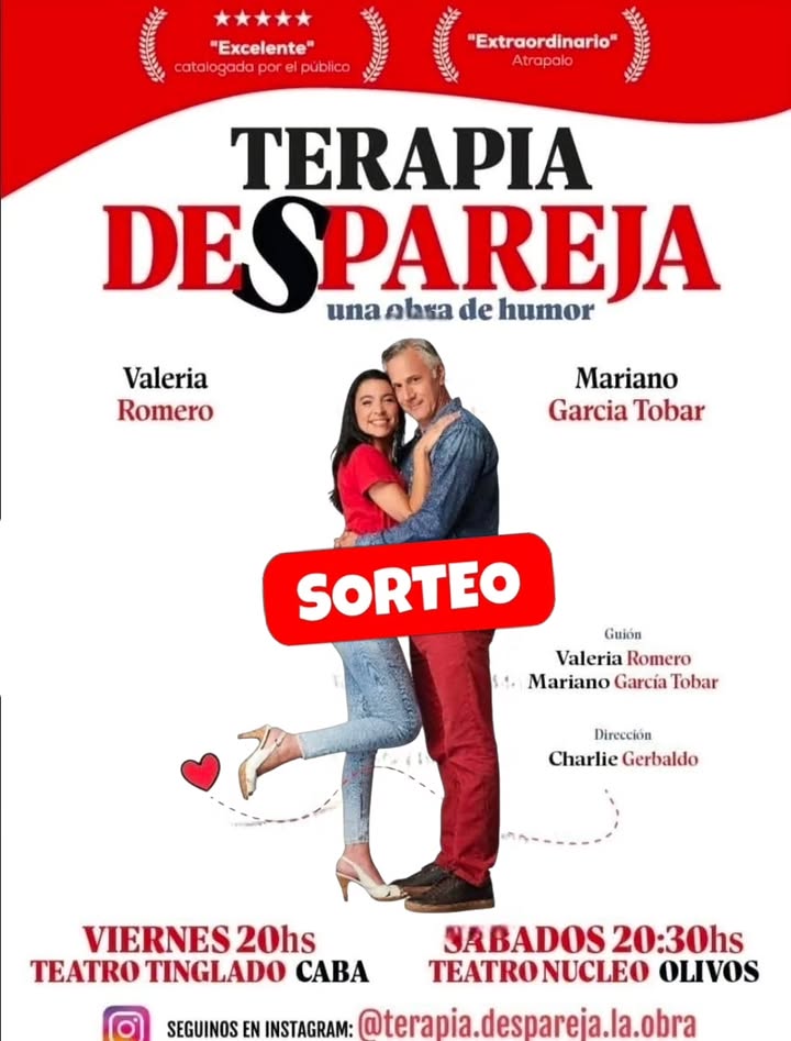 Imagen de 👉Te regalamos dos entradas y un 2x1 🎫 para ver TERAPI