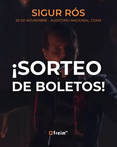 Imagen de 🚨🎟️DINÁMICA EXPRESS: Gana tu boleto para Sigur Rós