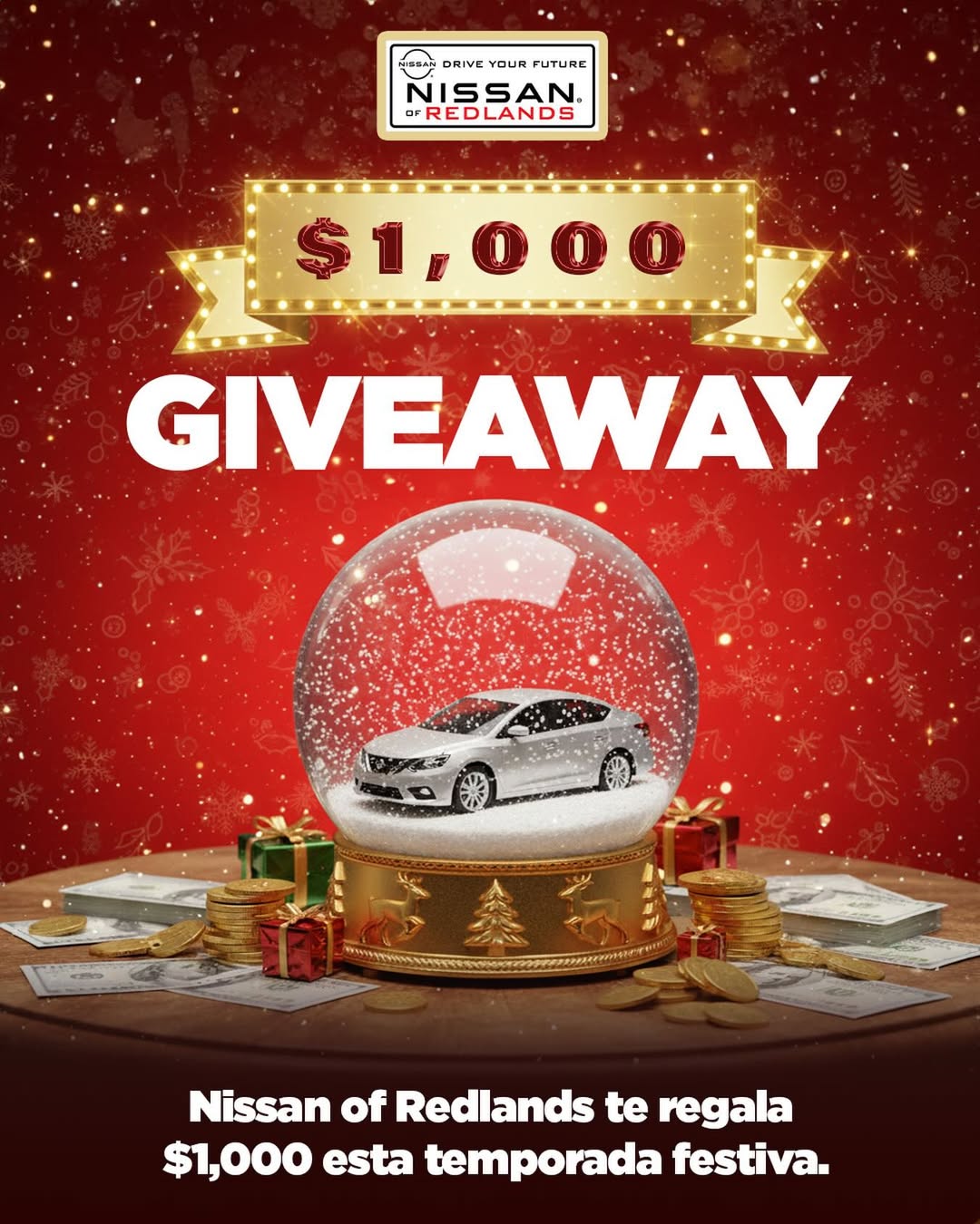 Imagen de 🎁✨ ¡Este diciembre Nissan of Redlands te regala $1,000