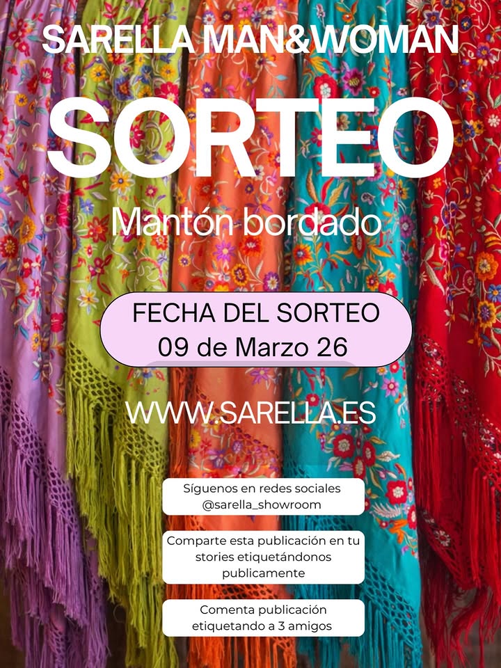 Imagen de ✨ SORTEO ESPECIAL ✨

En Sarella Man & Woman queremos cel