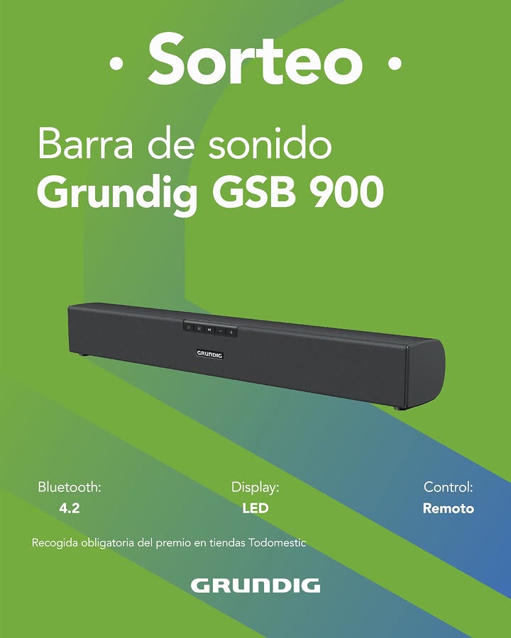 Imagen de 💪 SORTEO 💪

Dale un plus a tu TV con una barra de soni