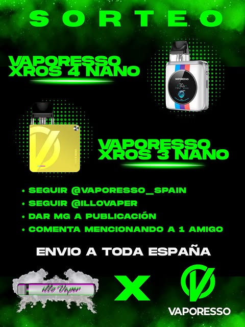 Imagen de 🔥👑SORTEO CON @vaporesso_spain 👑🔥
Podéis partici