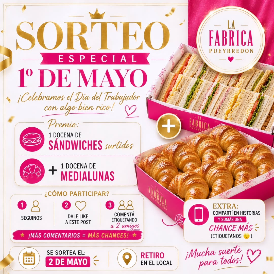 Imagen de 🎉 ¡SORTEO DÍA DEL TRABAJADOR🎉

Queremos compartir co