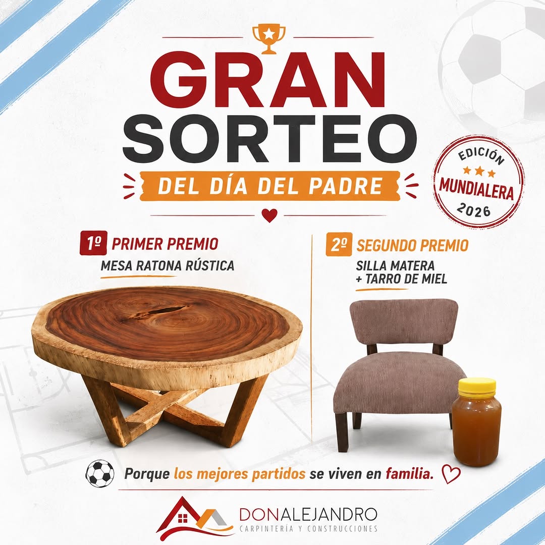 Imagen de 🏆⚽ ¡GRAN SORTEO DEL DÍA DEL PADRE! ⚽🏆

Con toda 