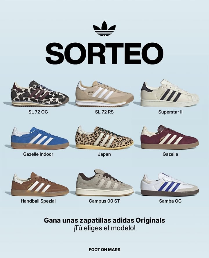 Imagen de 🎁 Gana unas zapatillas adidas Originals. ¡Las que tú qu