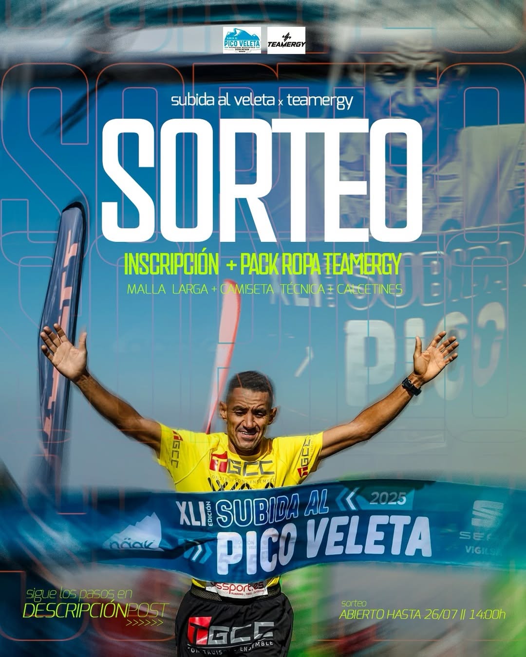 Imagen de 🎉 ¡SORTEO SUBIDA AL VELETA x TEAMERGY! 🎉

¿Quieres c