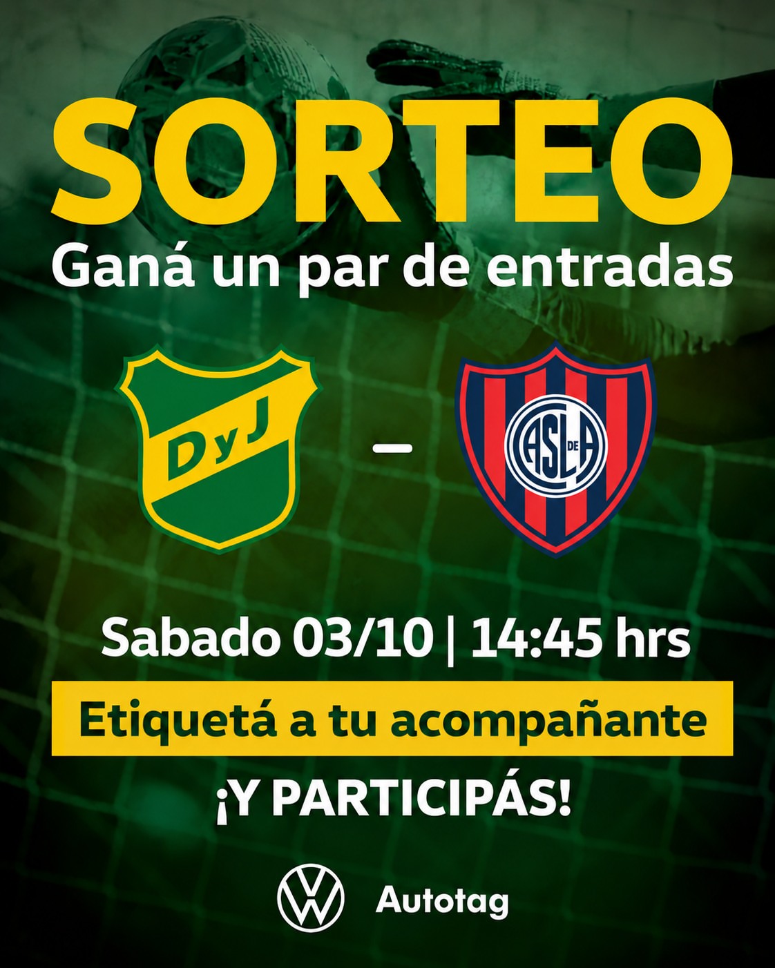 Imagen de 🎟️ ¡Este sabado se vive otra tarde de fútbol! 💚

Q