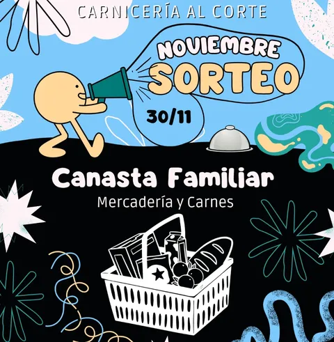 Imagen de ⚠️¡SORTEO DE NOVIEMBRE!📢

 ✅️1 CANASTA FAMILIAR