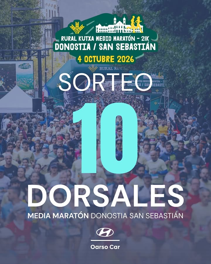 Imagen de 🏃‍♀️🏃‍♂️SORTEO: ¡10 DORSALES PARA LA MEDI