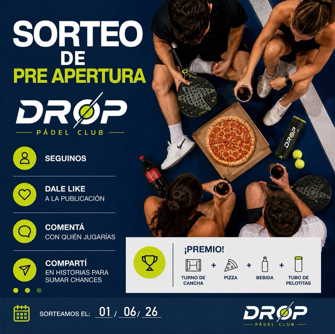Imagen de 🎾 SORTEO DE PRE APERTURA 🎾

Sí… ya estamos manijas 