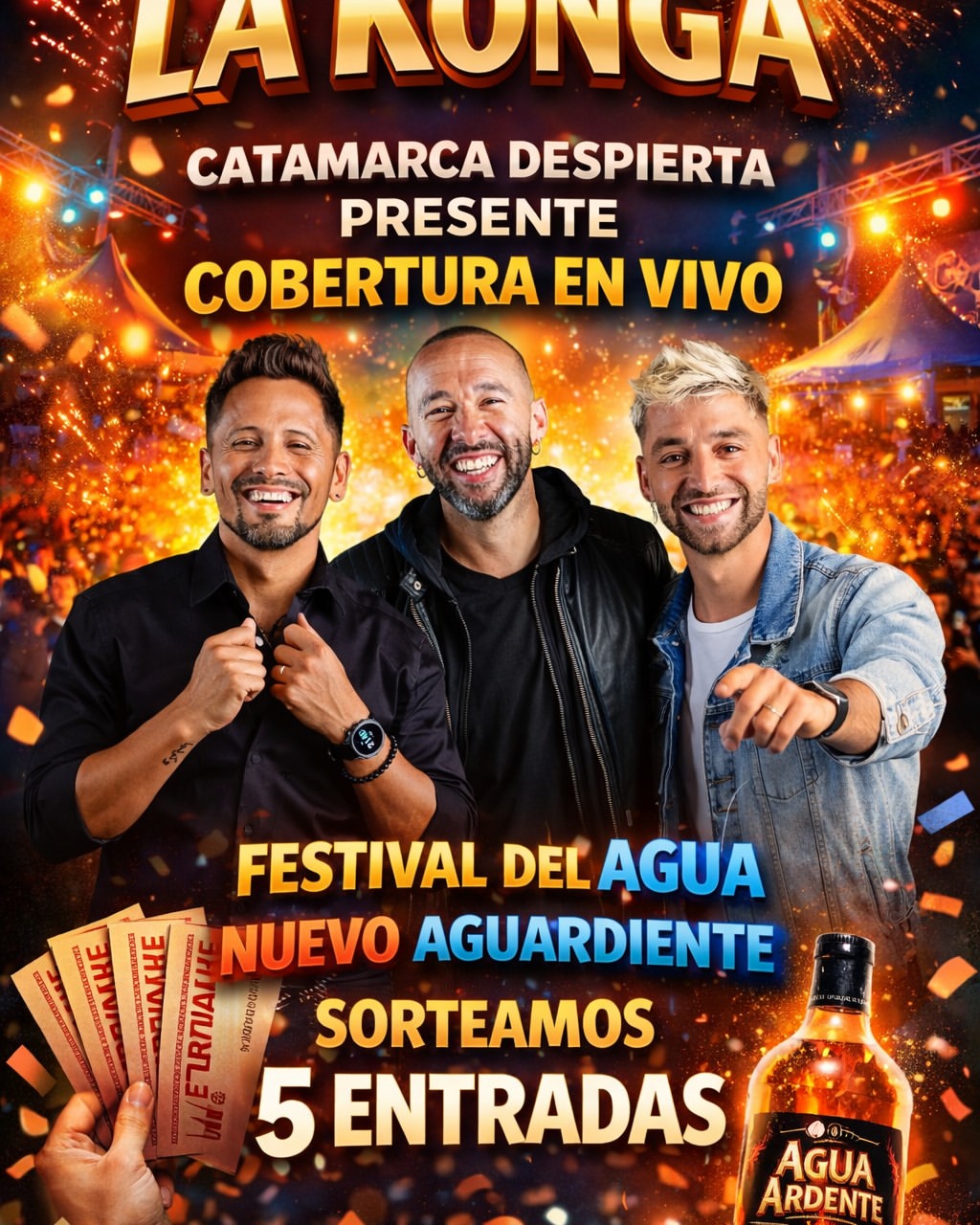 Imagen de 🔥💣 ATENCIÓN CATAMARCA 💣🔥

🎤 LA KONGA llega a