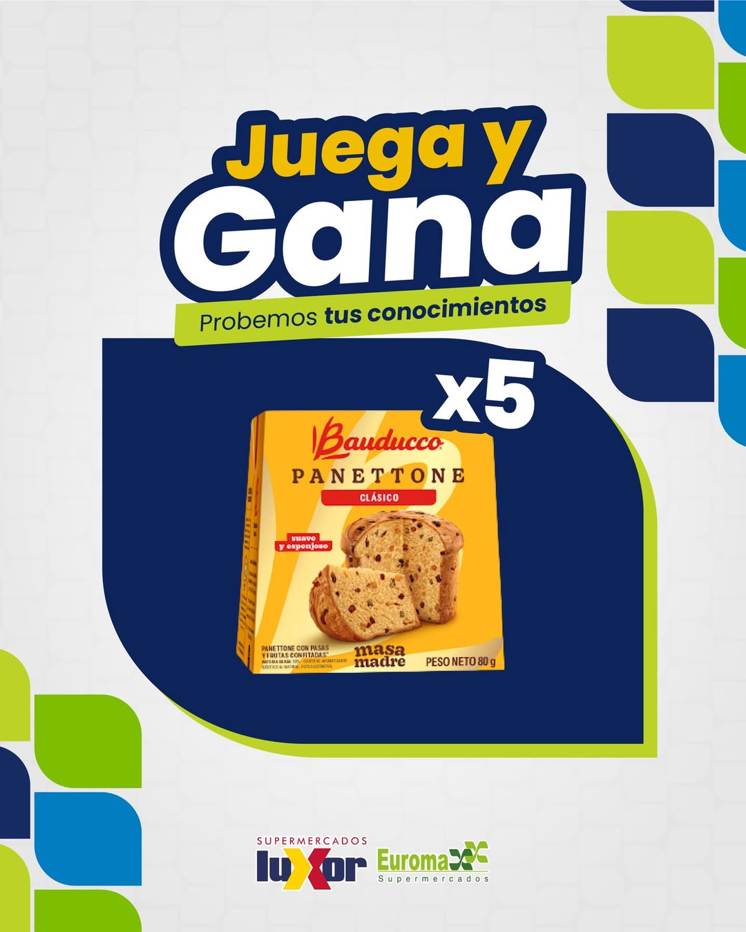Imagen de Juega y Gana! con supermercados Luxor y Euromaxx!✅ #550

�