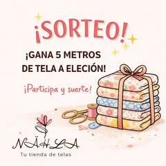 Imagen de 🎉✨ ¡SORTEO EN NÄHLA! ✨🎉

¿Te imaginas elegir 5 