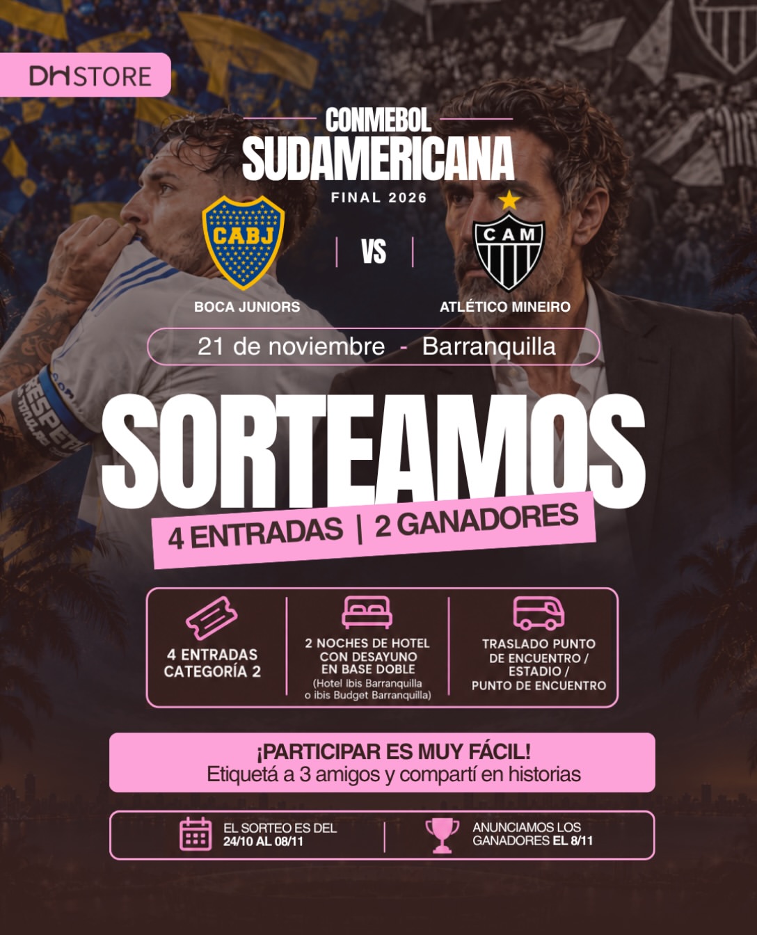 Imagen de 🏆⚽ ¡SORTEAMOS 4 ENTRADAS PARA LA FINAL DE LA SUDAMERIC