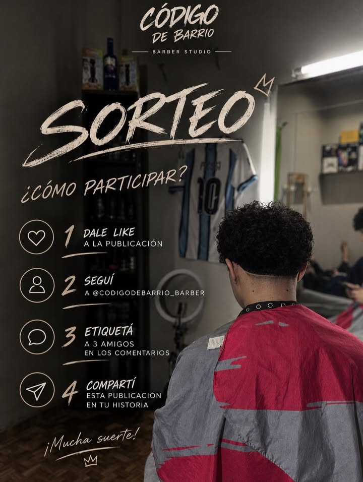 Imagen de 👑💈 ¡SORTEO!🔥

¡Se vienen 3 ganadores! 🎁✂️
