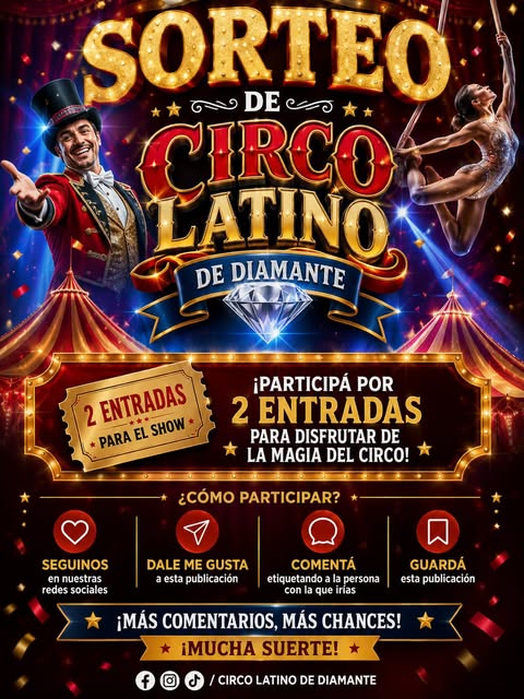 Imagen de Atención diamante !!! Sorteamos 2 entradas , totalmente gra