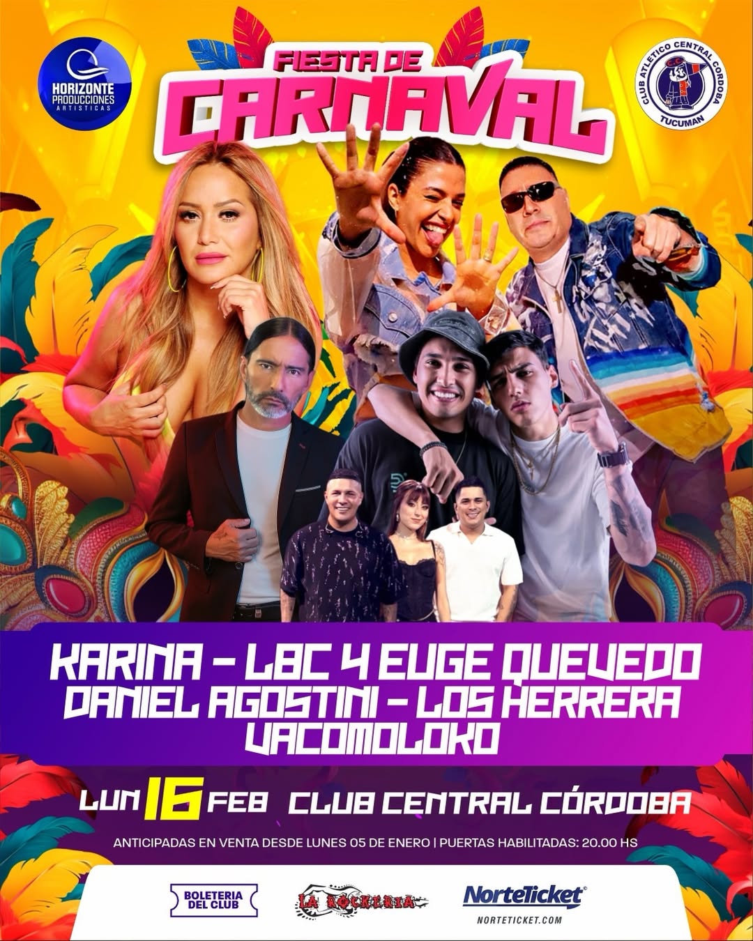 Imagen de SORTEO PARA CC 🤩🤩🤩

Sorteamos 2 pares de entradas
2