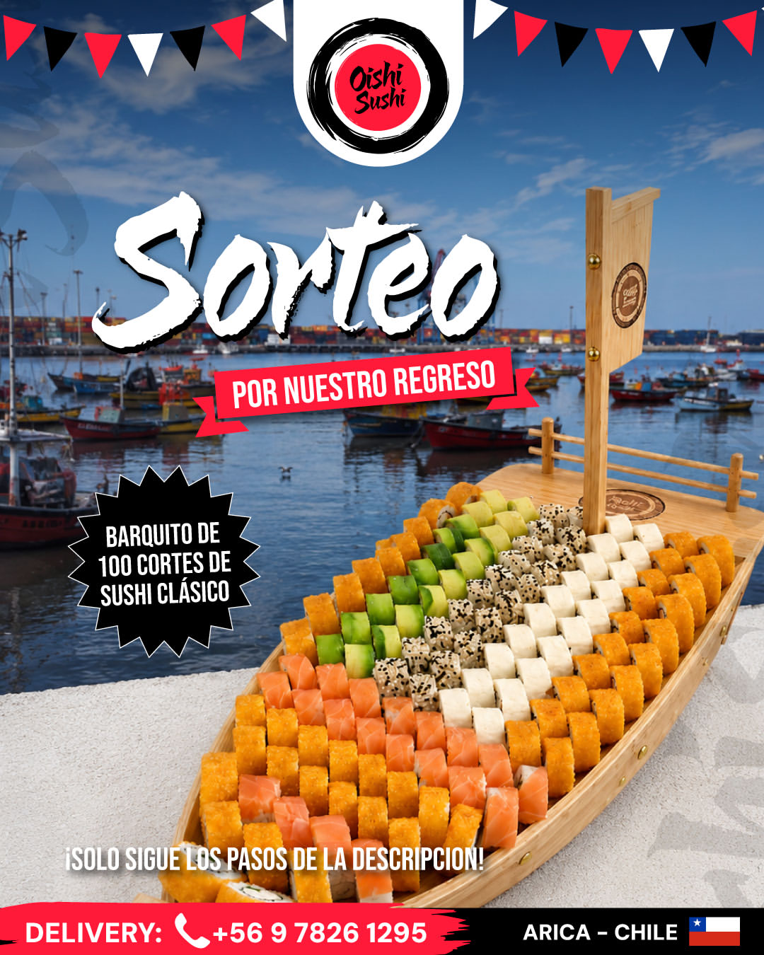 Imagen de 🎉 ¡SORTEO DE REGRESO! 🍣🚤

¡Estamos de vuelta y qu