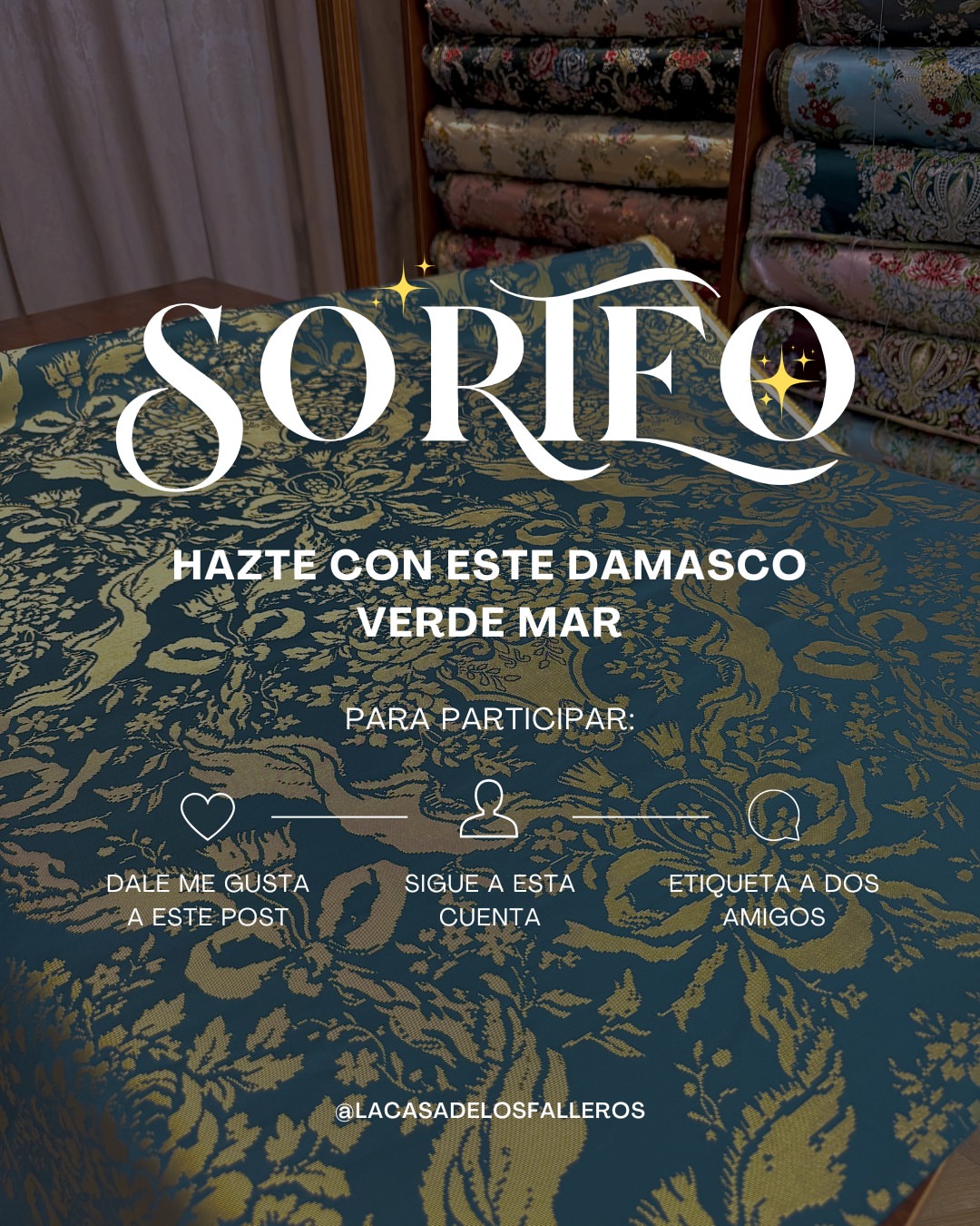Imagen de ✨ SORTEO | ¡Llévate este espectacular damasco verde mar!