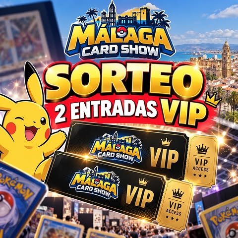 Imagen de 🎟️ ¡Gana 2 ENTRADAS VIP para MÁLAGA CARD SHOW! 🃏�