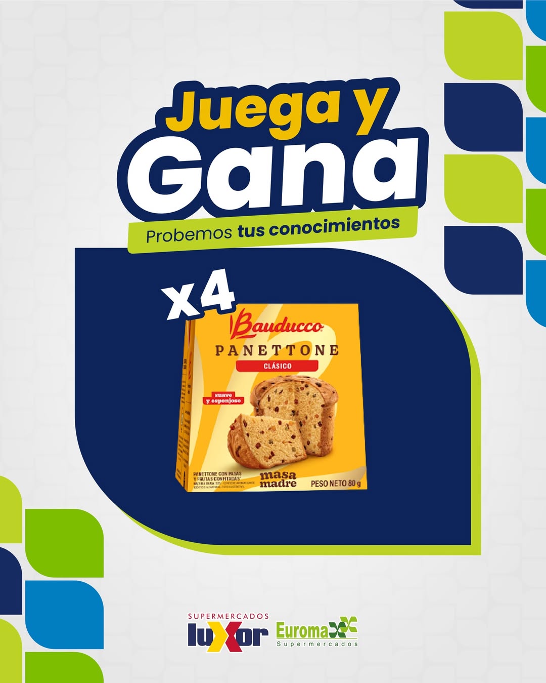 Imagen de ¡Juega y Gana! con supermercados Luxor y Euromaxx!✅ #543
