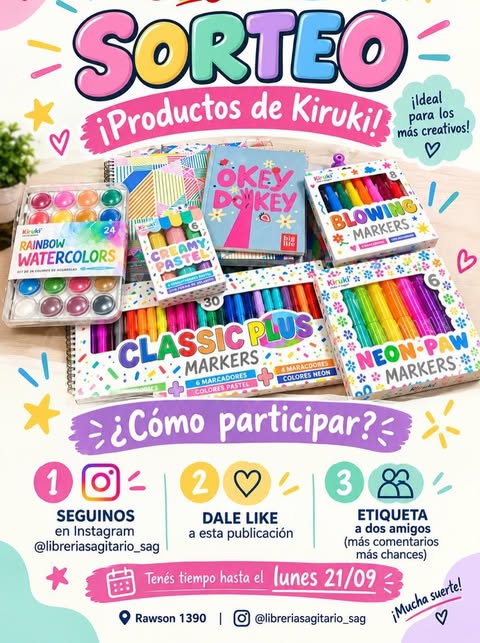 Imagen de 🎉 ¡SORTEO EXPRESSSS KIRUKI! 🎉

Celebramos con ustedes