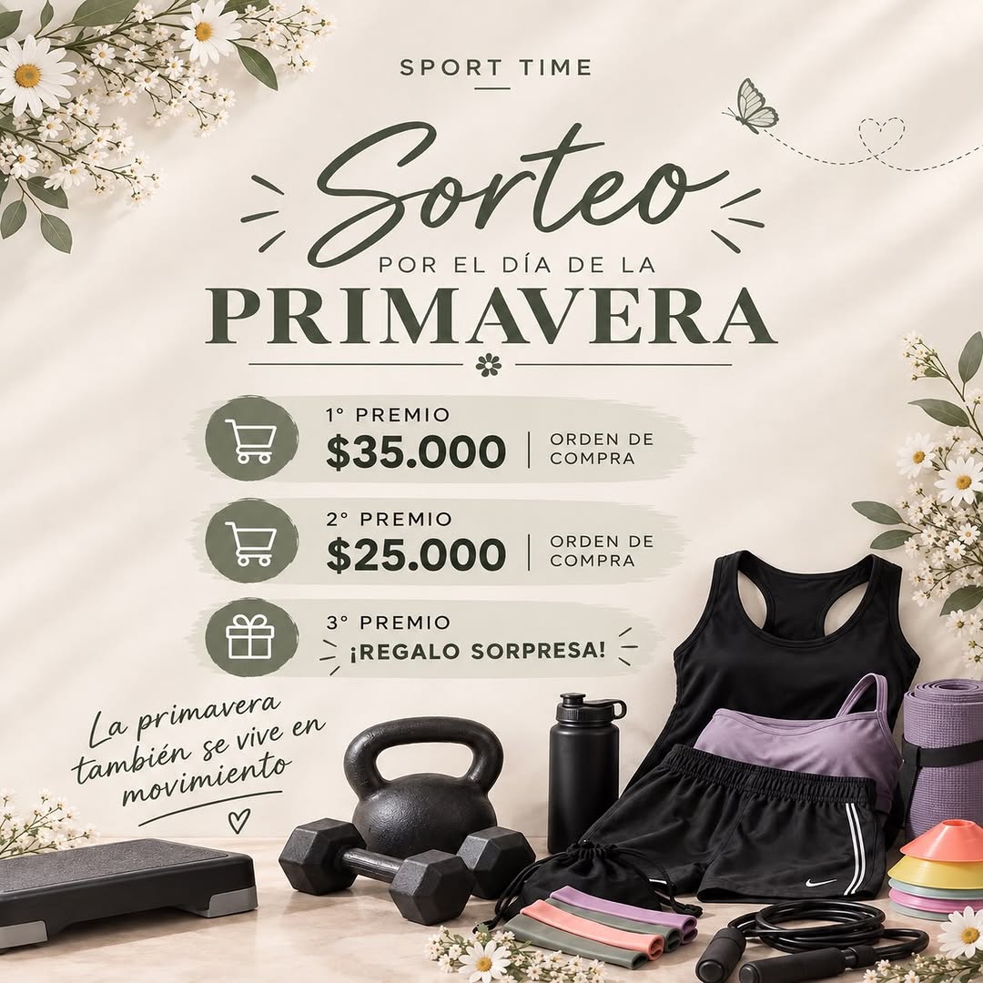 Imagen de En Sport Time queremos celebrar la llegada de la primavera c