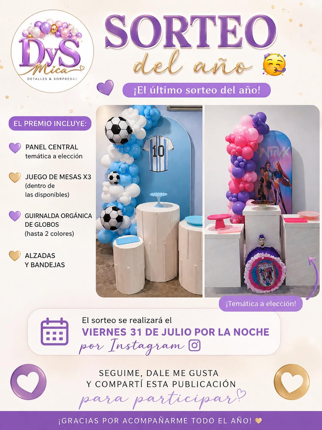 Imagen de 🥳✨ ¡ÚLTIMO SORTEO DEL AÑO! ✨🥳

Para agradecerle