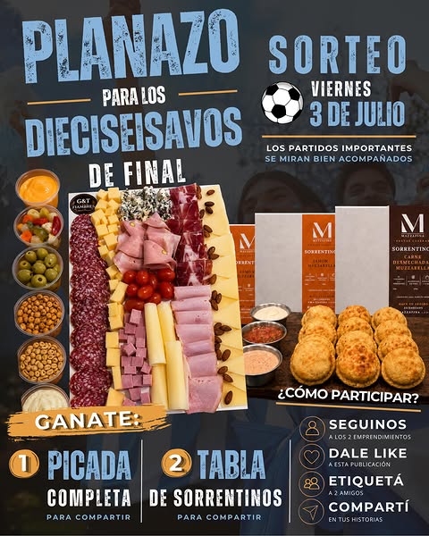 Imagen de ¡SORTEO MUNDIALERO! ⚽🍻

¿Querés disfrutar los diecis
