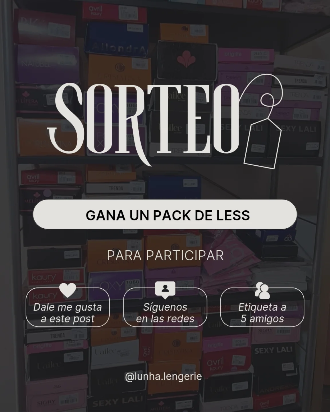 Imagen de ✨ SORTEO IMPERDIBLE ✨
¿Querés ganar un pack de less de