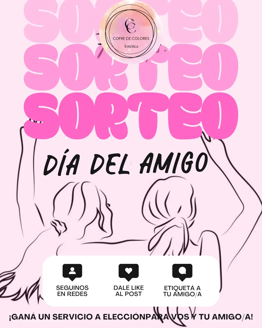 Imagen de 🎉 ¡SORTEO DÍA DEL AMIGO! 💖
¿Con quién compartiría