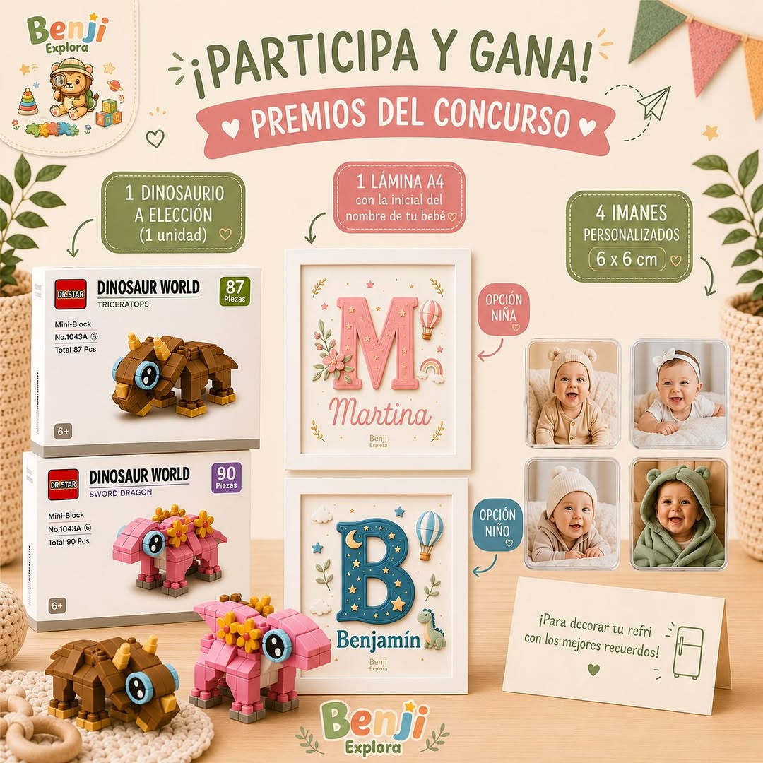 Imagen de 🎉✨ ¡CONCURSO BENJI EXPLORA! ✨🎉
¡Queremos premiar