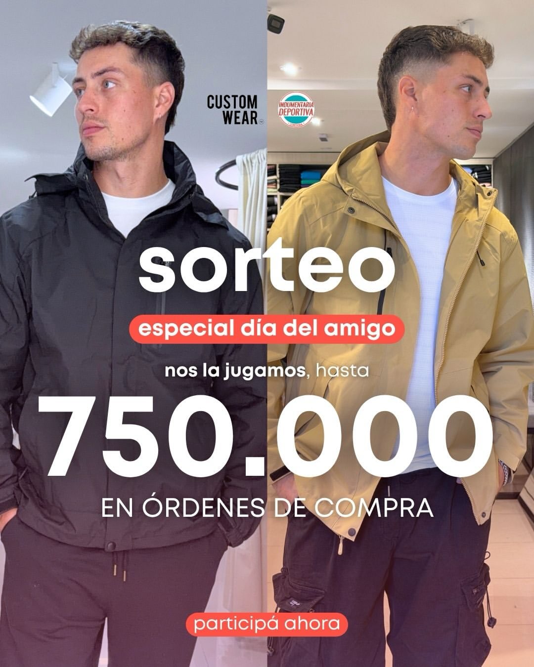 Imagen de 🔥 MEGA SORTEO DÍA DEL AMIGO: ¡$750.000 EN JUEGO! 🔥

