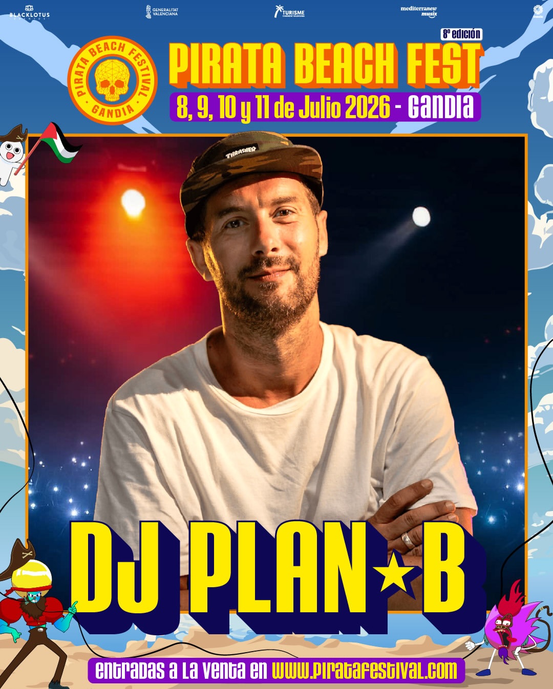 Imagen de #SORTEO ¡DJ PLAN B, DJ TRAPELLA y JAJAJERS en  Pirata Beach