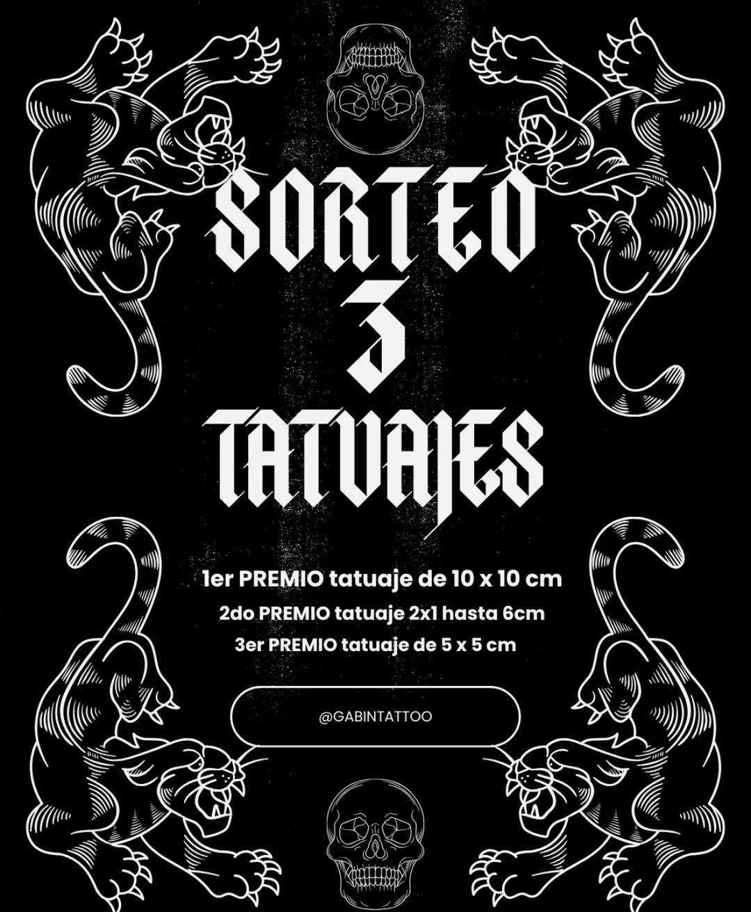 Imagen de 🚨 SORTEO TATTOO ALERT 🚨

Se vienen 3 tatuajes 🖤 3 G
