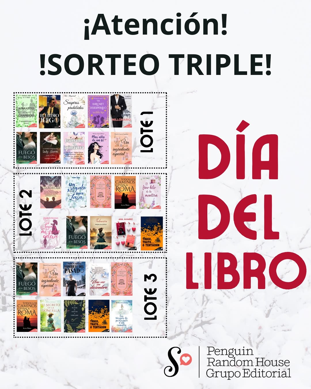 Imagen de 📚✨ ¡SORTEO ESPECIAL por el Día del Libro! ✨📚
Par