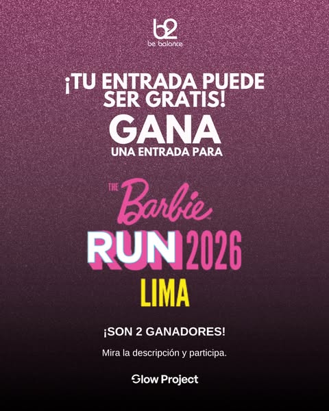 Imagen de ¡GANA UNA ENTRADA PARA LA BARBIE RUN LIMA 2026! ✨🎀

Se