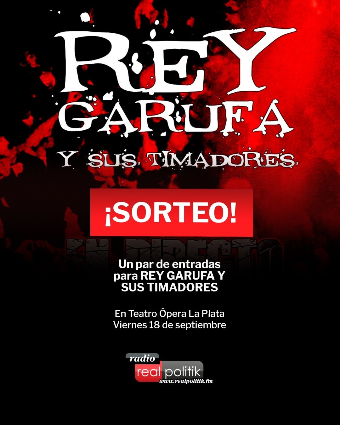 Imagen de ¡SORTEO! 🎟️ Un par de entradas para el show de REY GAR