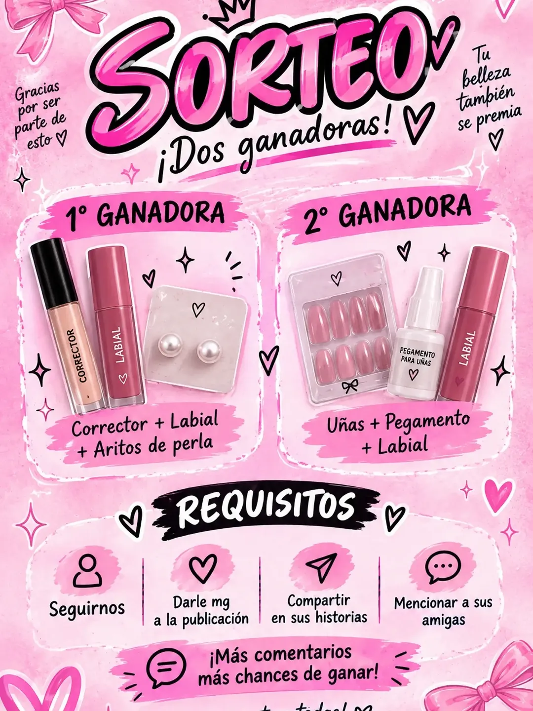 Imagen de 💕✨SORTEO, SORTEO, SORTEO✨💕
Queremos agradecerles p