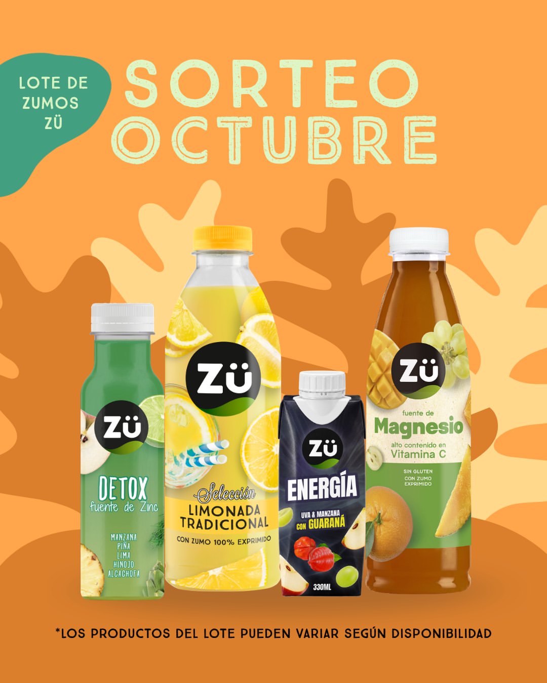 Imagen de 🎉 ¡SORTEO DE OCTUBRE CON ZÜ! 🎉

¿Te gustaría ganar