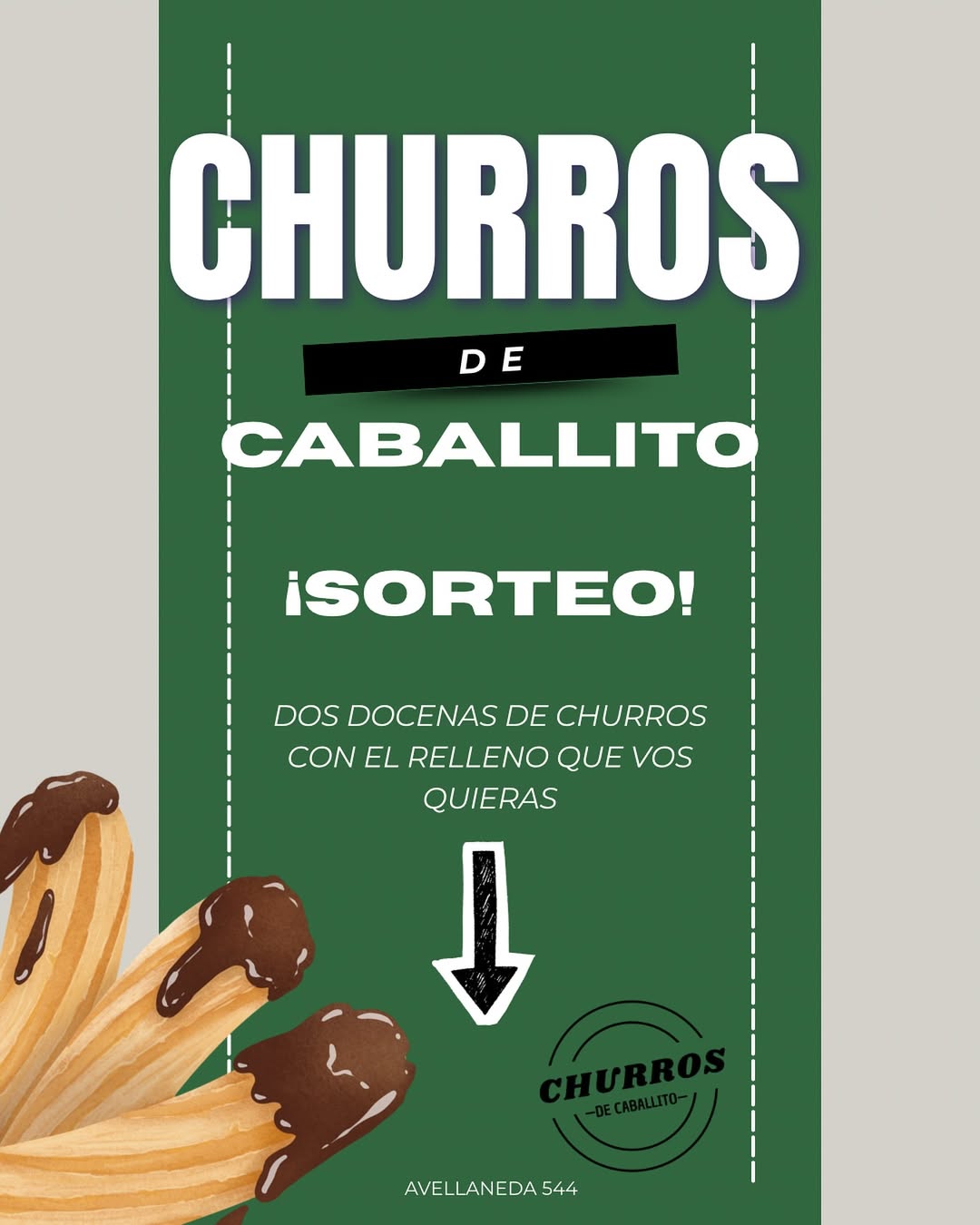 Imagen de 🎉 SORTEAMOS 2 DOCENAS DE CHURROS 🎉

¡Sí! Podés gana