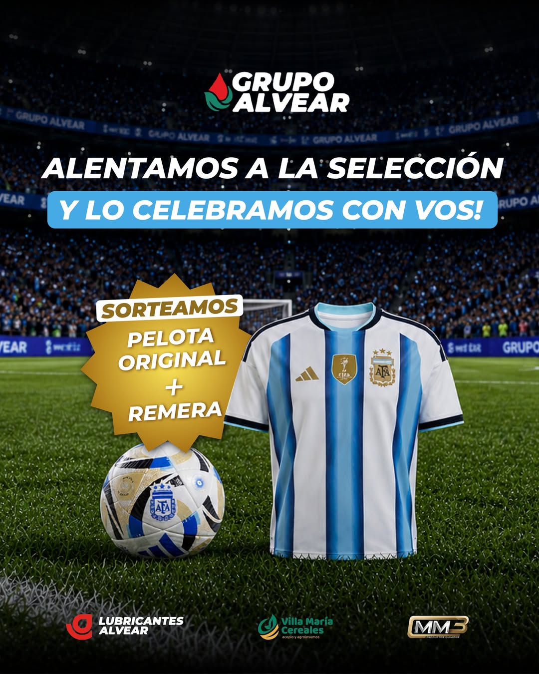 Imagen de 🇦🇷⚽ ¡MAÑANA JUEGA LA SELECCIÓN Y EN GRUPO ALVEAR 