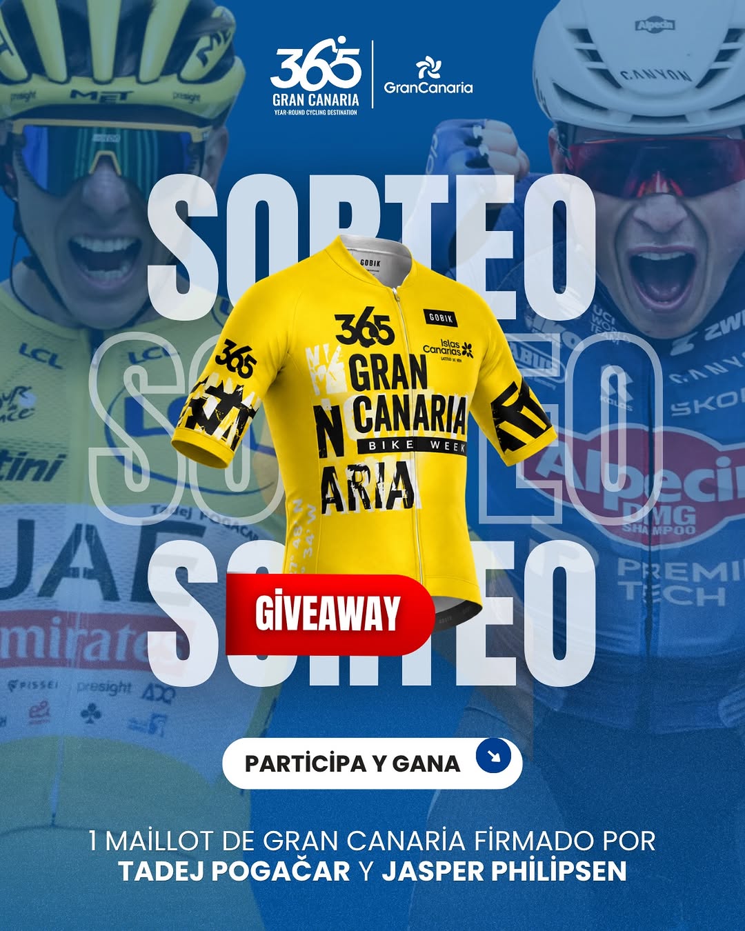 Imagen de ¡SORTEAMOS UN MAILLOT DE GRAN CANARIA 365! 🔝💛 

¿Qui