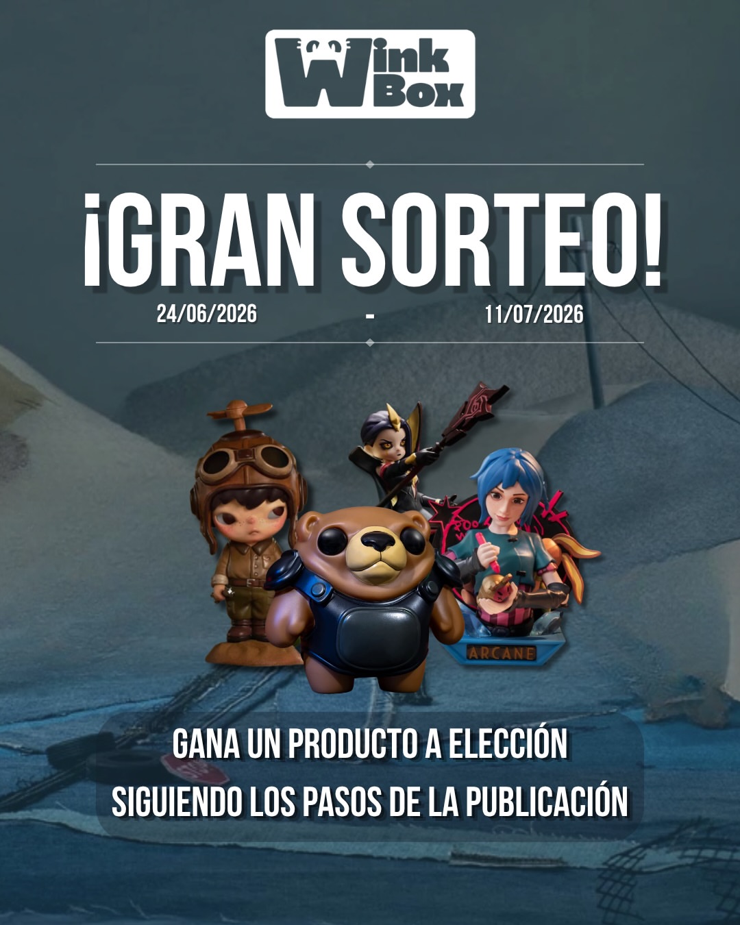 Imagen de 🎉 GRAN SORTEO WINKBOX 🎉

Queremos celebrar con nuestra