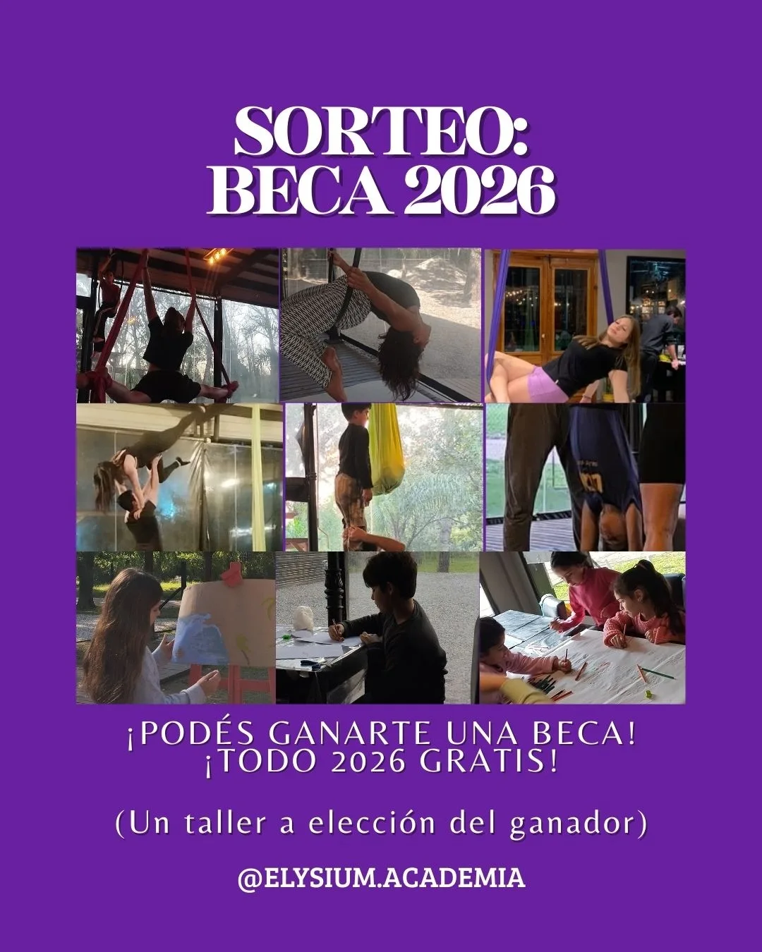 Imagen de ✨ SORTEO BECA 2026 ✨
¡Podés ganarte una beca todo 2026
