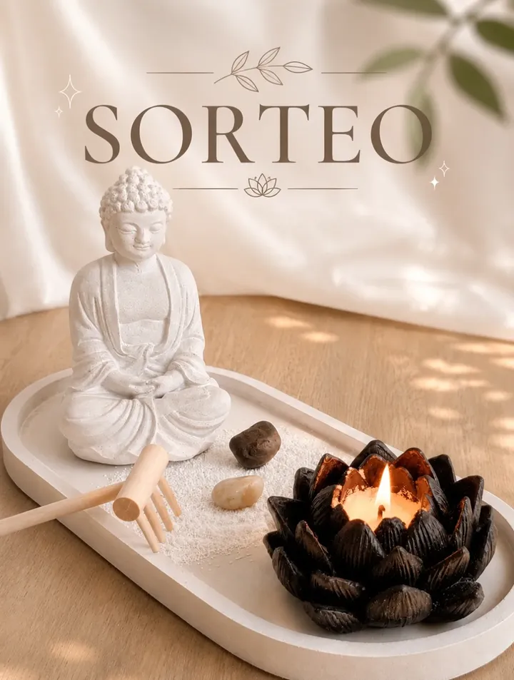 Imagen de 🤍 Sorteo 🤍
Dos rituales, un ganador. 
¿Buda o Loto? S