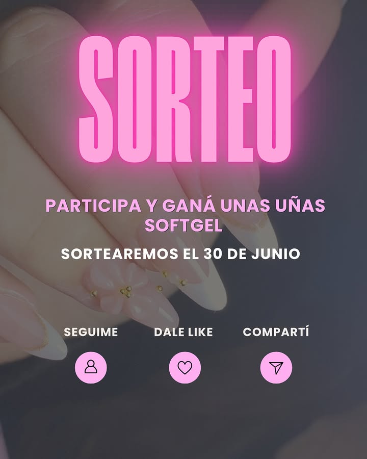 Imagen de ✨ SORTEO DE UÑAS SOFT GEL ✨

Para agradecerles por acom