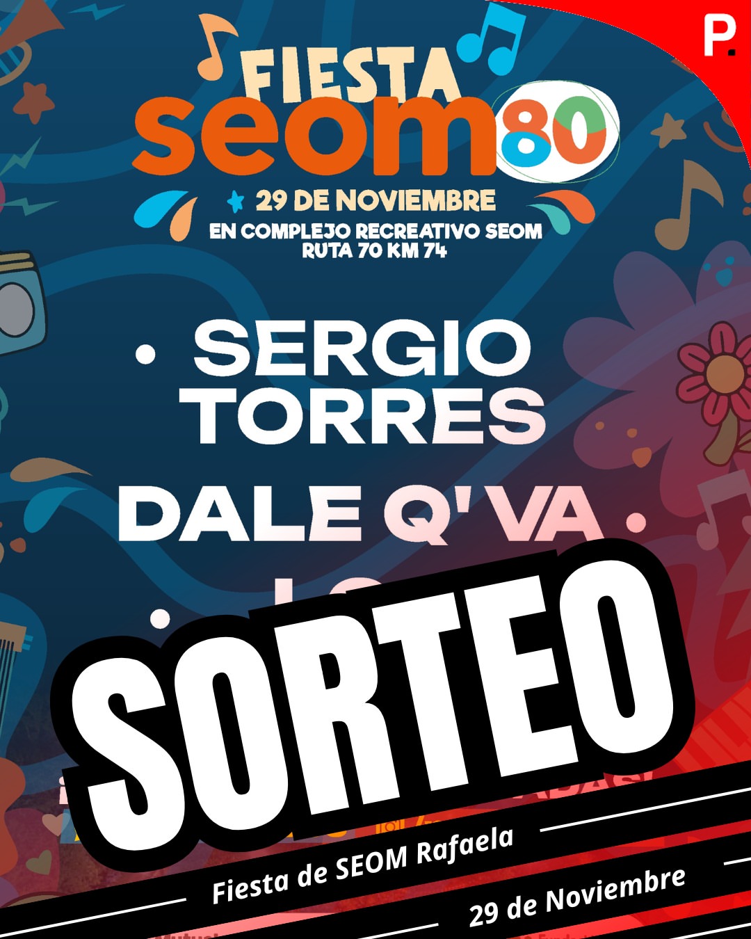 Imagen de 🔊 Sorteooooooo

👉 Este sabado 29 de noviembre llega la