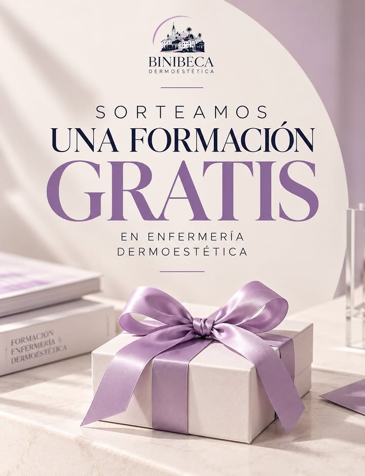 Imagen de 💜 ¡SORTEAMOS UNA FORMACIÓN GRATIS EN ENFERMERÍA DERMOE