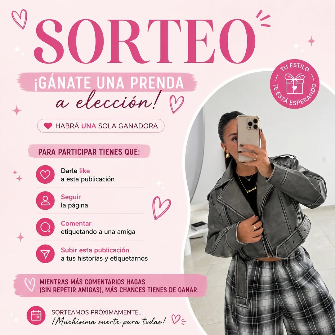 Imagen de 🎀✨ SORTEO ✨🎀

¡GÁNATE UNA PRENDA A ELECCIÓN! �